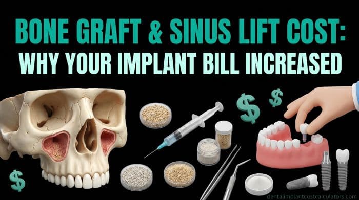 Bone Graft and Sinus Lift Cost: Why Your Implant Bill Increased