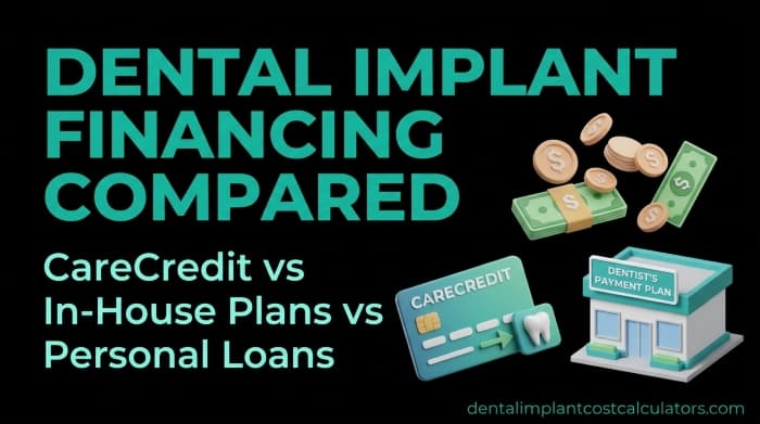 Dental Implant Financing Compared: CareCredit vs In-House Plans vs Personal Loans